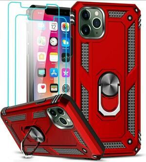 Military Grade Apple iPhone Pro Case w/ Screen Protector & Magnetic Kickstand